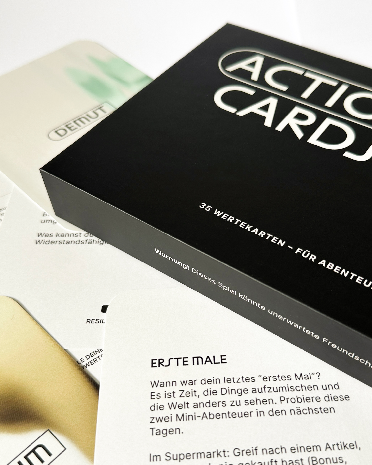 Action Cards – 35 value cards for encounters