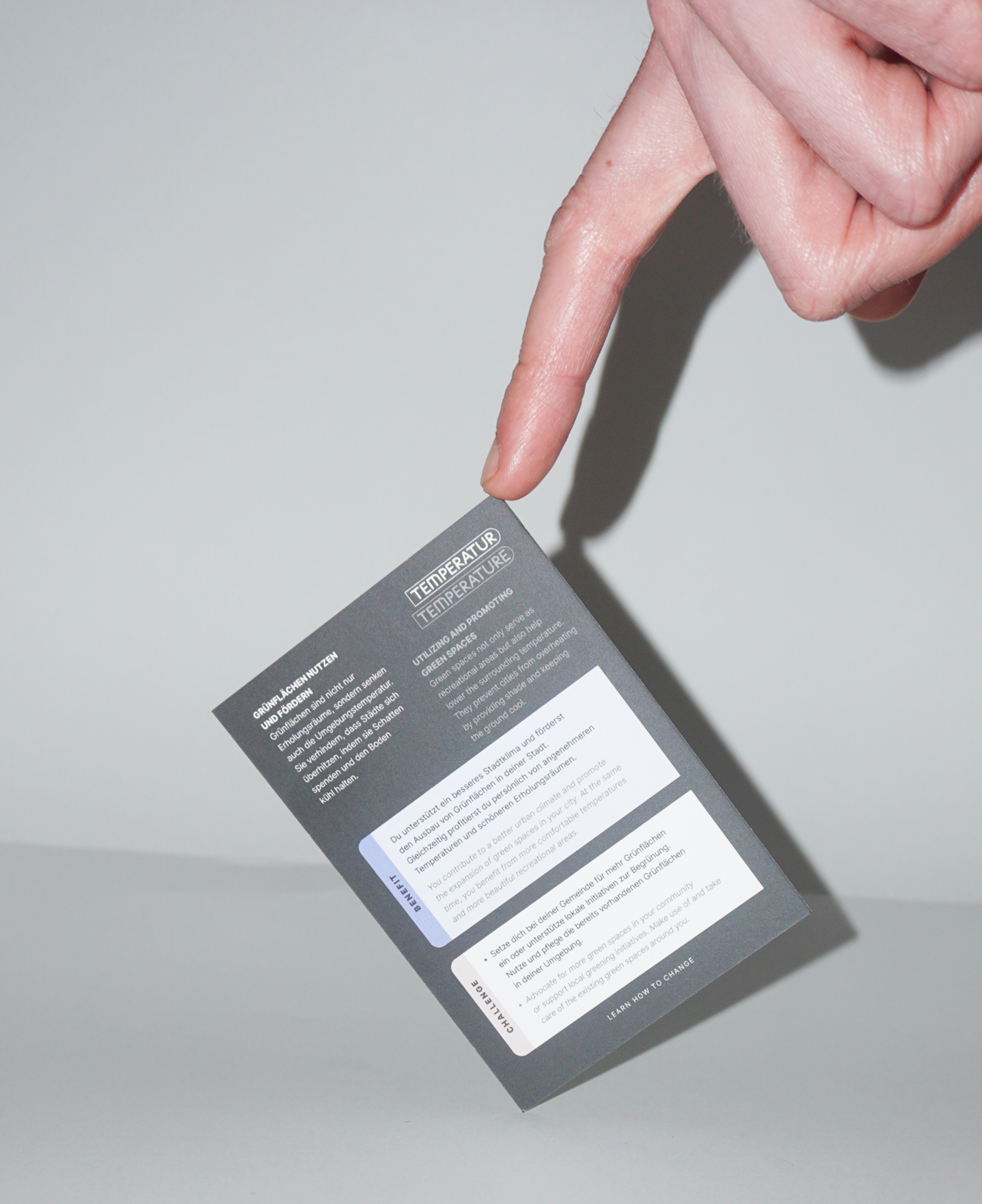 Learn how to change – Action Cards Sustainability