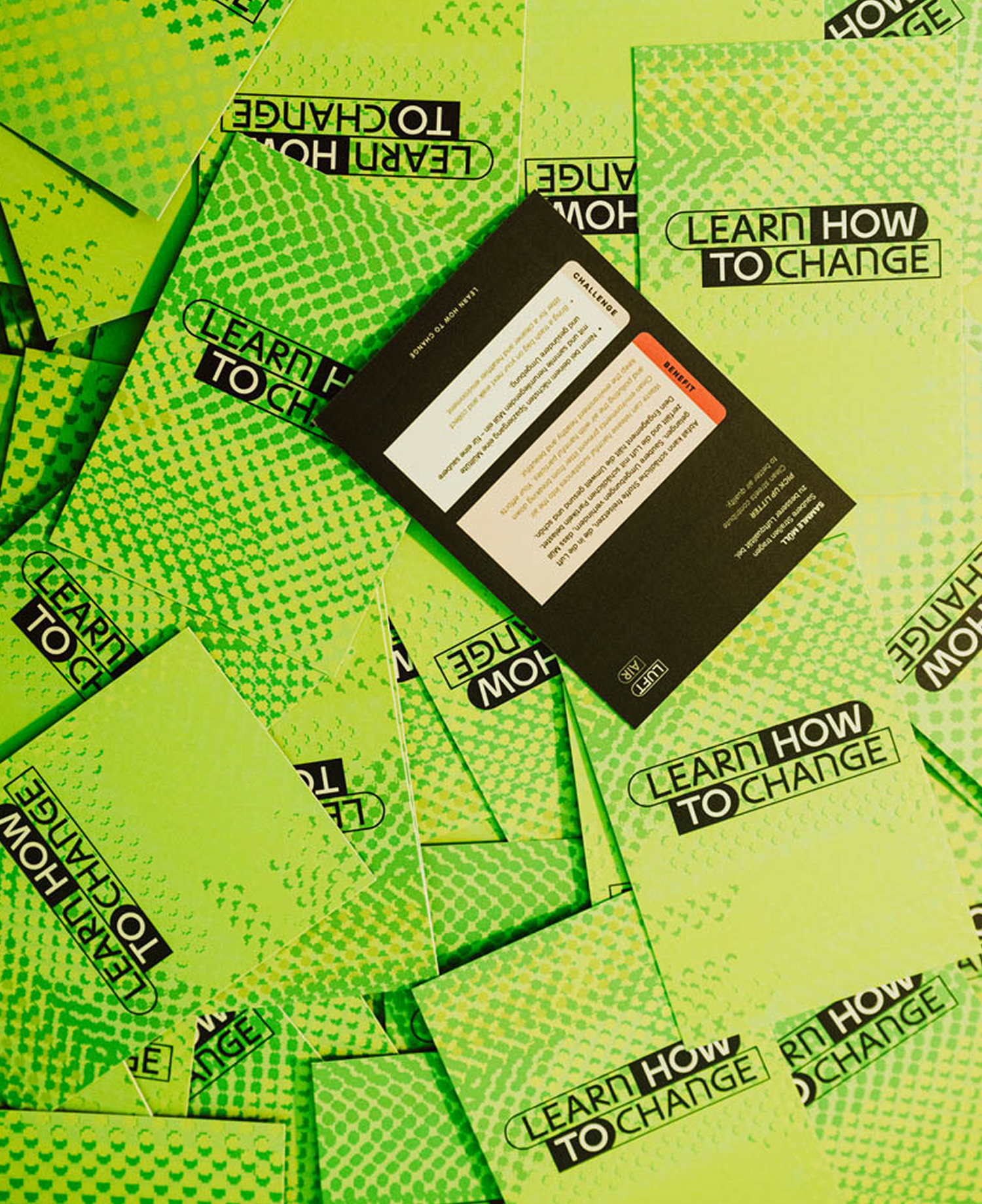 Learn how to change – Action Cards Sustainability