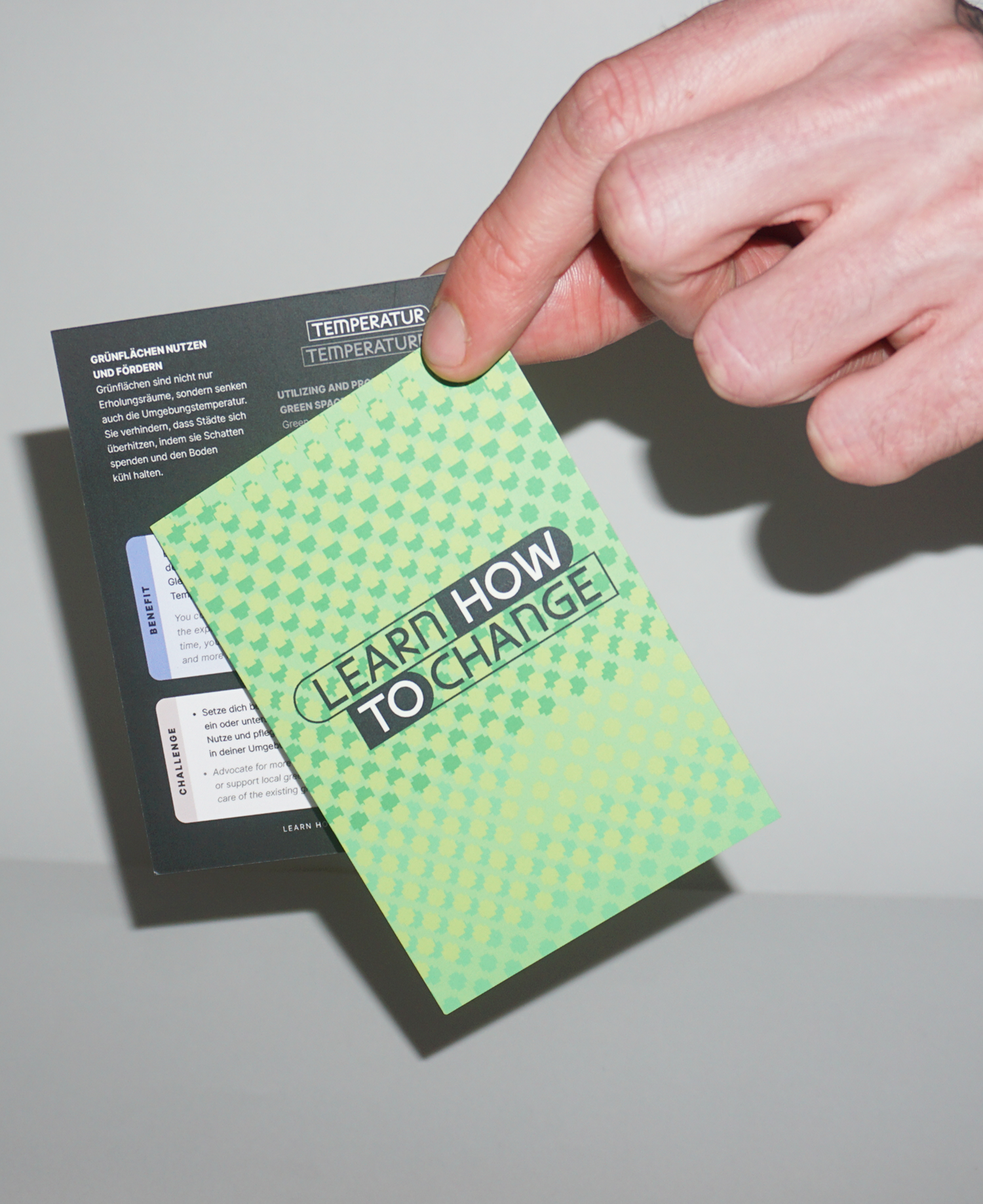 Learn how to change – Action Cards Sustainability